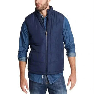 Weatherproof Vintage Men's Reversible Navy Vest XL